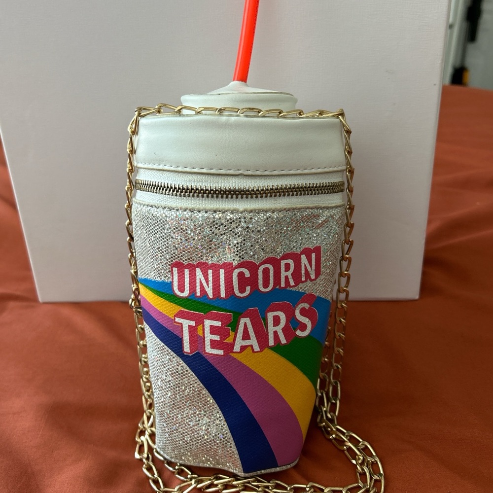 Unicorn Tears Glittery Crossbody Bag